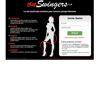 onSwingers Spanish