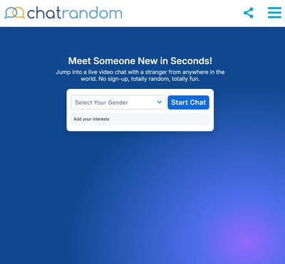 Sexy Random Chat Site